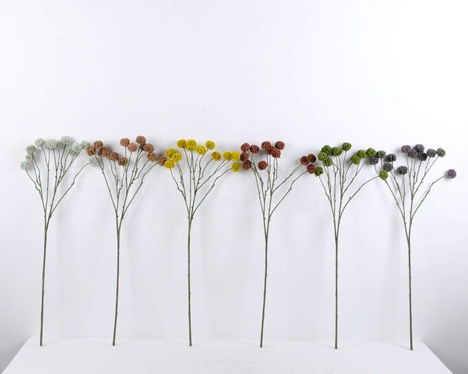 Artificial Flower 12*68CM Mum ball spray*12 GS-26220062-O1