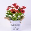 Artificial Flower 16*16*24CM Daisy in tin pot GS-05520076R-R1