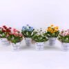 Artificial Flower 16*16*24CM Daisy in tin pot GS-05520076R