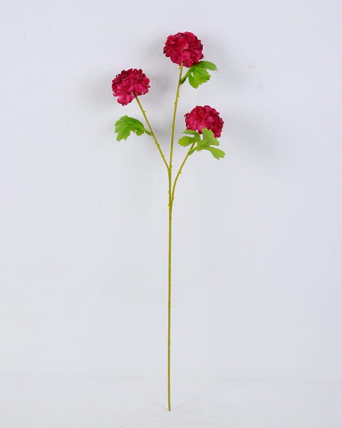 Artificial Flower 16*69CM Mum ball spray*3 GS-26220057-R2