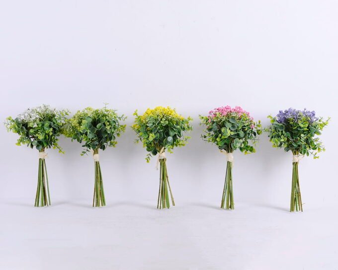 Artificial Flower 18 32CM Eucalyptus bouquet 12 GS-60120001-G1_4 Artificial Flower 18*32CM Eucalyptus bouquet*12 GS-60120001-G1