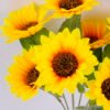 Artificial Flower 23*39cm Sunflower bush*7 GS-60720001