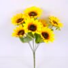Artificial Flower 24*36cm Sunflower bush*7 GS-60720003
