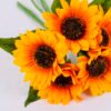 Artificial Flower 26*35cm Sunflower bouquet*5 GS-60720002