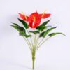 Artificial Flower 32*36*31CM Anthurium Leaves In Plastic Pot GS-06020003-R1