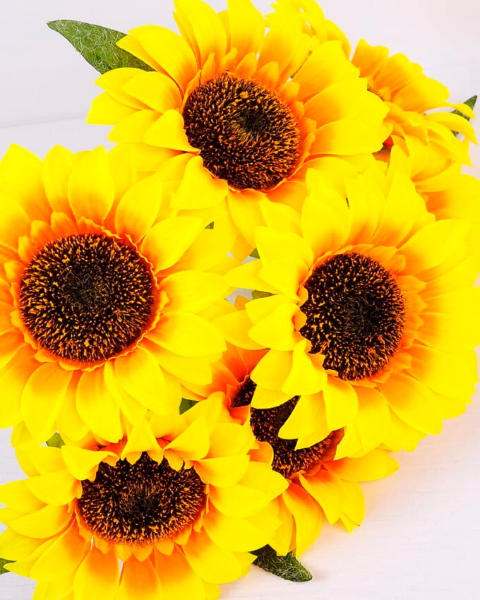 Artificial Flower 34*41cm Sunflower bush*7 GS-60720005