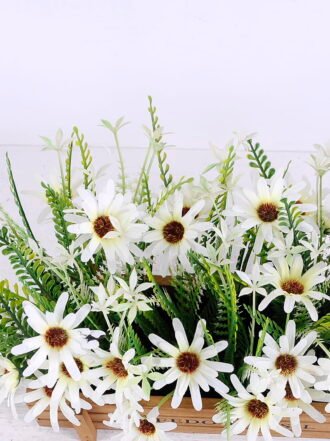 Artificial Flower 35*27*21cm Daisy in Wooden frame GS-03320129