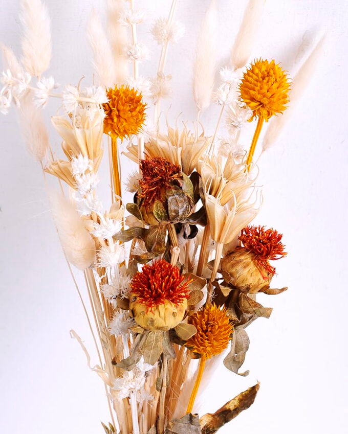 Dried Flowers 18*43cm Dried natural items bouquet in bag(24g/bouquet, H:43CM) GS-56620062