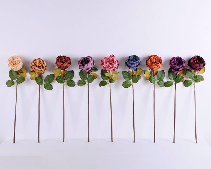 Artificial Flower 13*56CM Rose*1 GS-40720008-B1