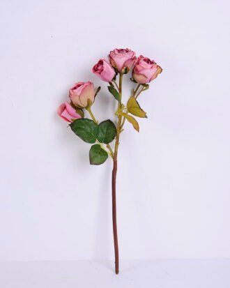 Artificial Flower 15*43CM Rose spray*5 GS-40720010-P1