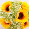 Artificial Flower 18*16*26CM Gypsophila&Sunflower Bouquet GS-61020001
