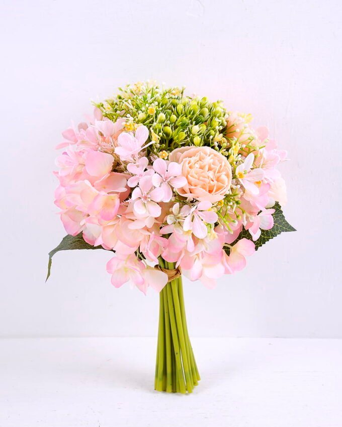 Artificial Flower 19*19*25CM Rose&Hydrange&Gypsophila Bouquet GS-61020009-P1