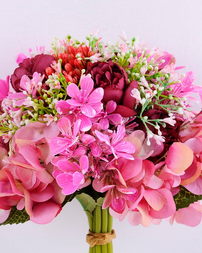Artificial Flower 19*19*25CM Rose&Hydrange&Gypsophila Bouquet GS-61020009-R1