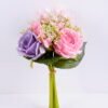 Artificial Flower 20*18*30CM Rose&Gypsophila Bouquet GS-61020007-P1