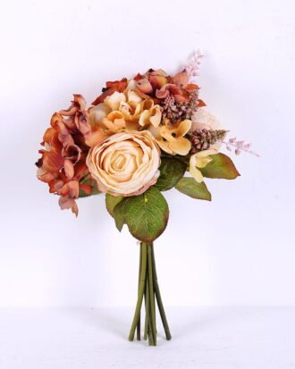 Artificial Flower 21*27CM Rose and dahlia bouquet*9 GS-28220001P0P24-W1