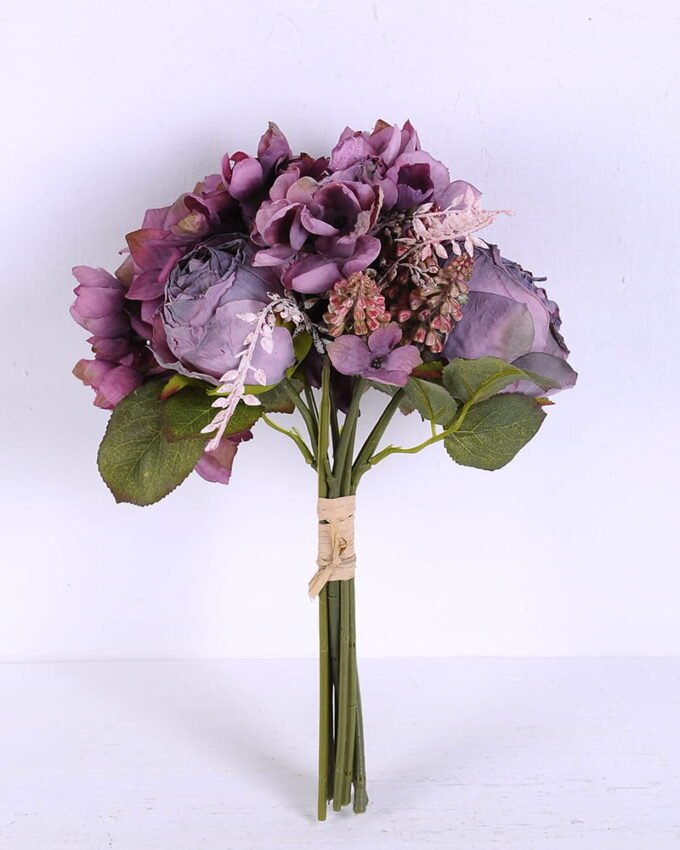 Artificial Flower 21*27CM Rose and dahlia bouquet*9 GS-28220001P0P24-Z1