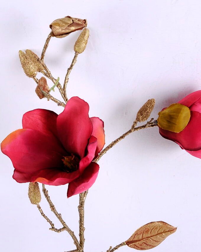 Artificial Flower 22*56cm Mangnolia Spray*3 GS-27920033-R2