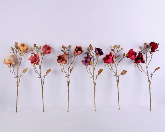 Artificial Flower 22*56cm Mangnolia Spray*3 GS-27920033-R2