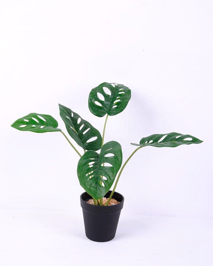 Artificial Plant 32 32 35cm Monstera in plastic pot GS-03320138_5 Artificial Plant 32*32*35cm Monstera in plastic pot GS-03320138
