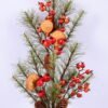 Artificial Branch fruit 30*90cm Pine needles spray GS-13620027