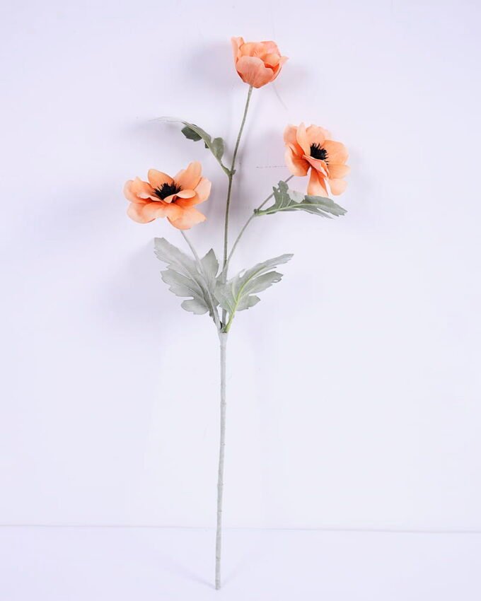 Artificial Flower 20*70cm Anemone Spray*3 GS-39120023-C1