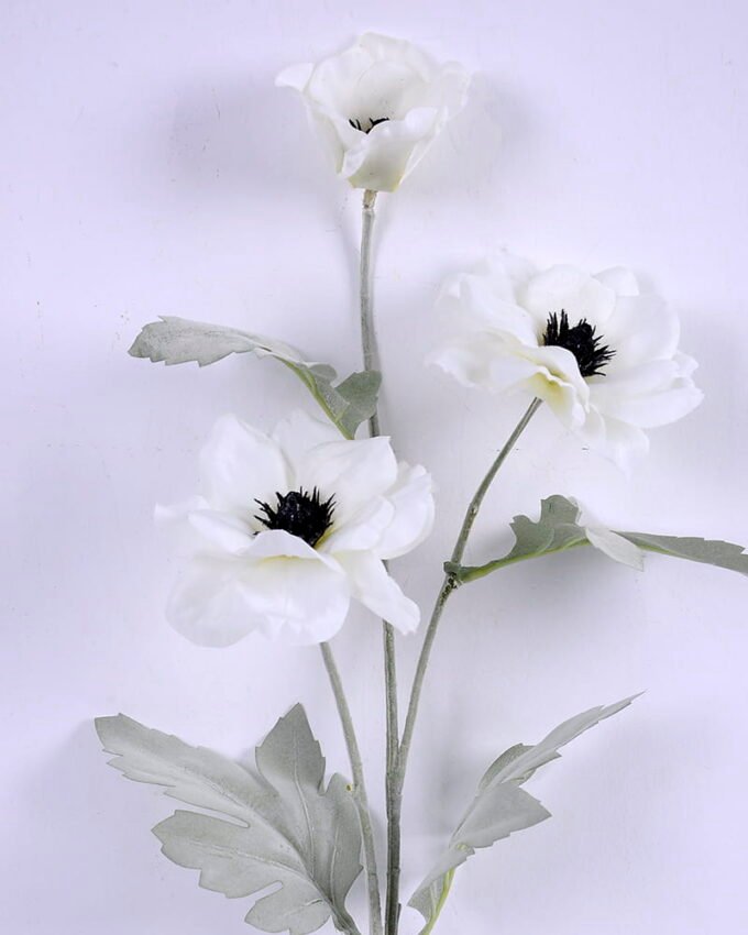 Artificial Flower 20*70cm Anemone Spray*3 GS-39120023-W1