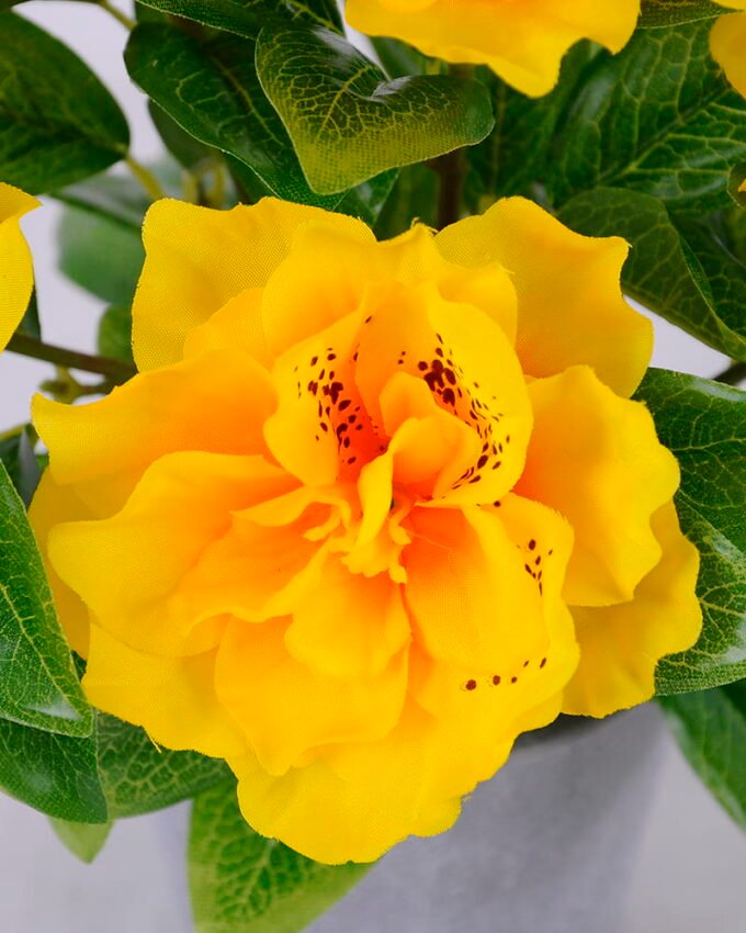 Artificial Flower 20*20*25CM Azalea*6 in plastic pot GS-05520139-Y1