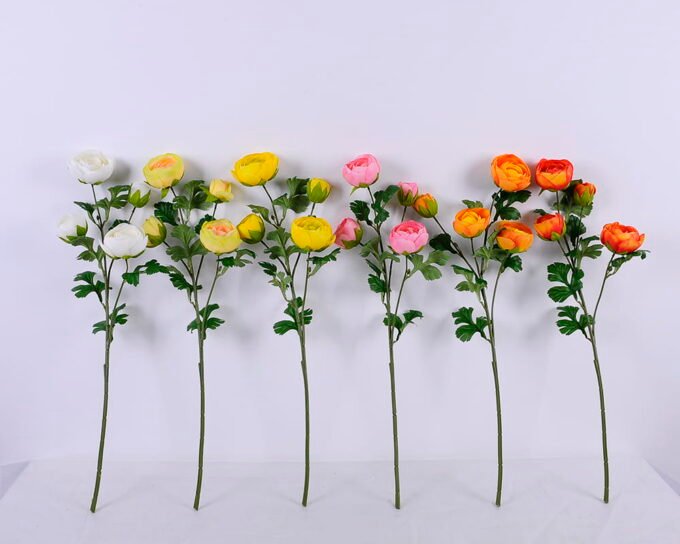 Artificial Flower 18*65CM Camellia Spray*4 GS-05520119-R1