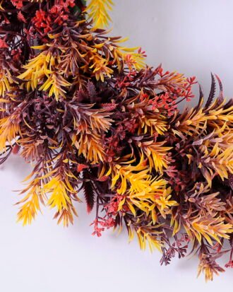 Artificial Flower D:45*H:7CM Grass wreath GS-01120012 WREATH YeahFlower is one of Chinese leading OEM manufacturers and exporters , supplying the silk flowers, wholesale artificial trees Artificial Flower D:45*H:7CM Grass wreath GS-01120012