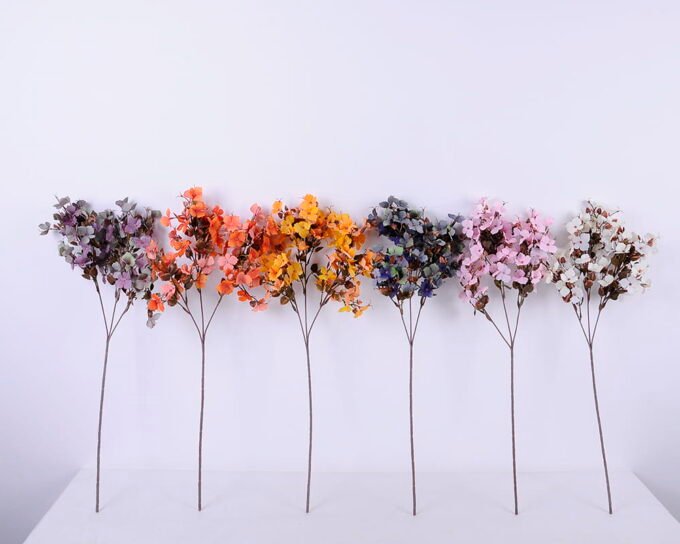 Artificial Flower 22*65CM Hydrangea spray*3 GS-26220090-B1