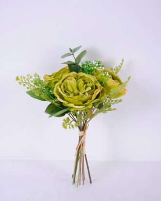 Artificial Flower 18*29cm Peony&Fern bouquet*10 GS-51920005-G1