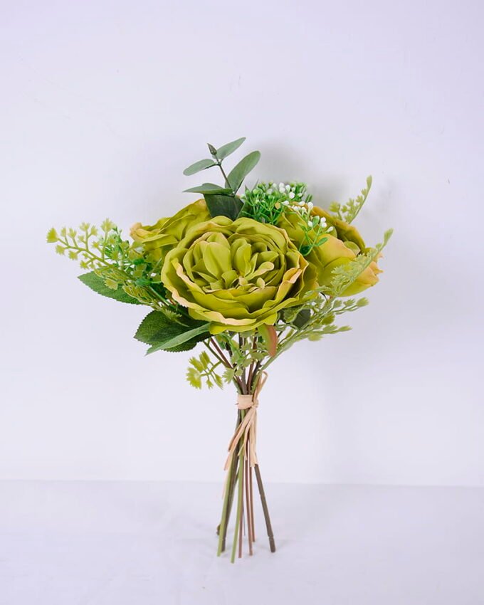 Artificial Flower Peony Fern bouquet 10 GS-51920005-G1_2 Artificial Flower 18*29cm Peony&Fern bouquet*10 GS-51920005-G1