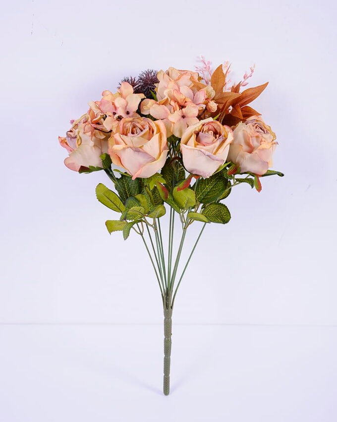 Artificial Flower 23*42CM Rose bush*12 GS-05520147-K1