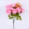 Artificial Flower 23*42CM Rose bush*12 GS-05520147-P1