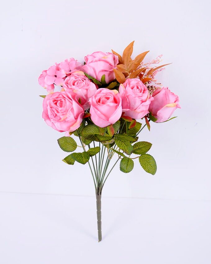Artificial Flower 23*42CM Rose bush*12 GS-05520147-P1