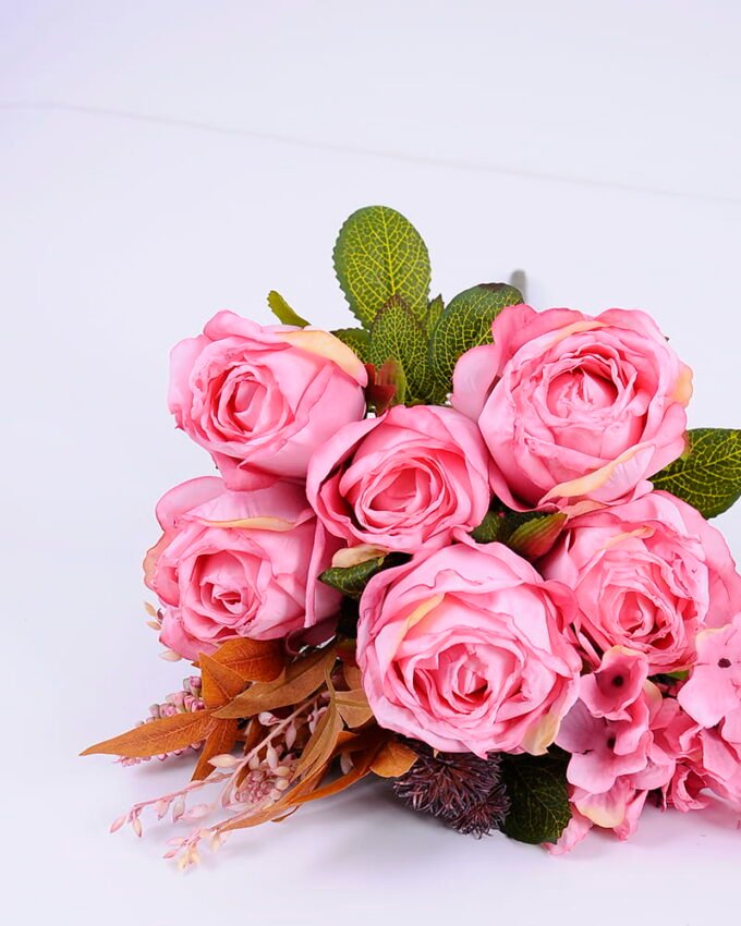 Artificial Flower 23*42CM Rose bush*12 GS-05520147-P1