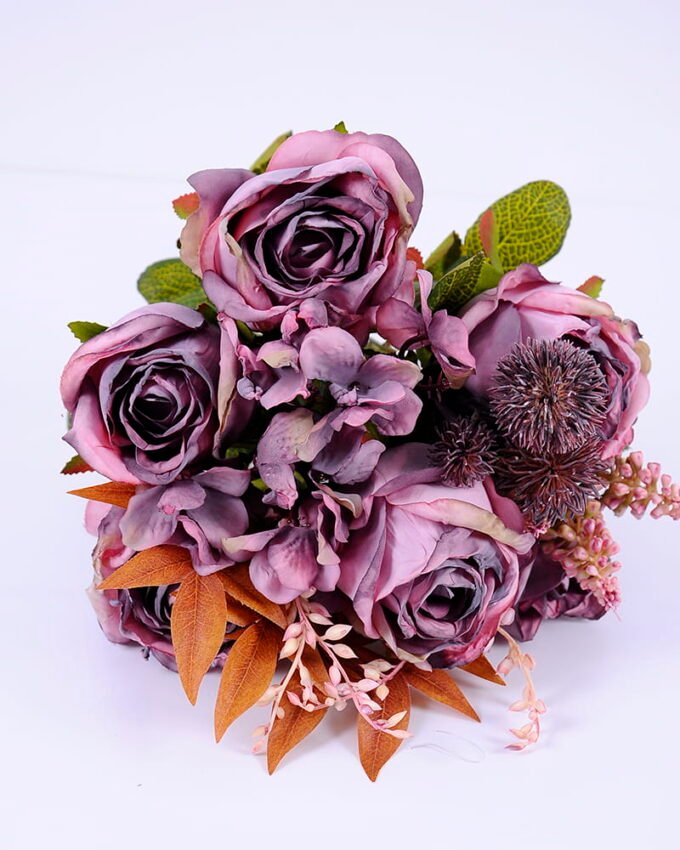 Artificial Flower 23*42CM Rose bush*12 GS-05520147-Z1
