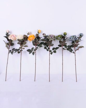 Artificial Flower 20*63CM Rose spray GS-26220079