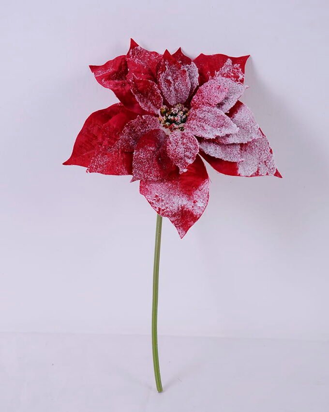 Artificial Flower 22*37CM Singel poinsettia GS-15420030-R1