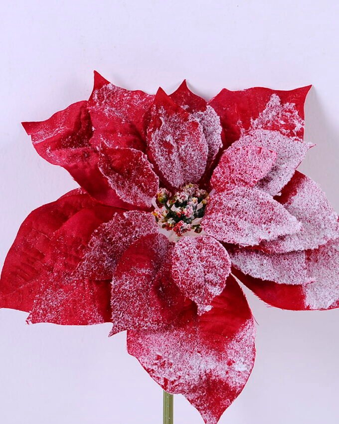 Artificial Flower 22*37CM Singel poinsettia GS-15420030-R1