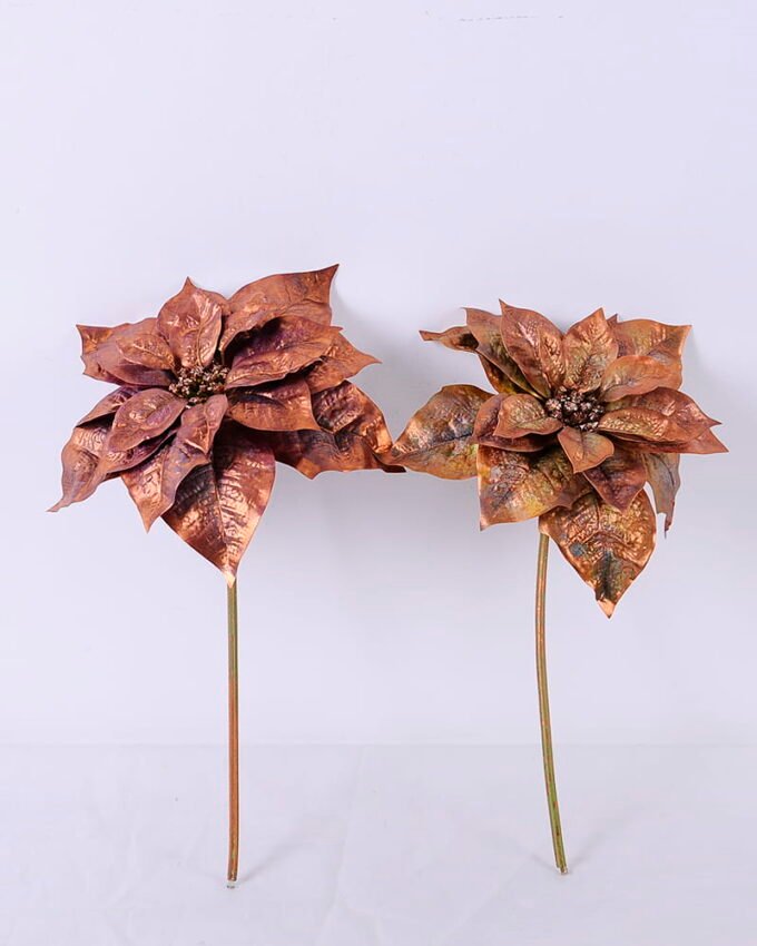 Artificial Flower Singel poinsettia GS-15420033_5 Artificial Flower 22*37CM Singel poinsettia GS-15420033