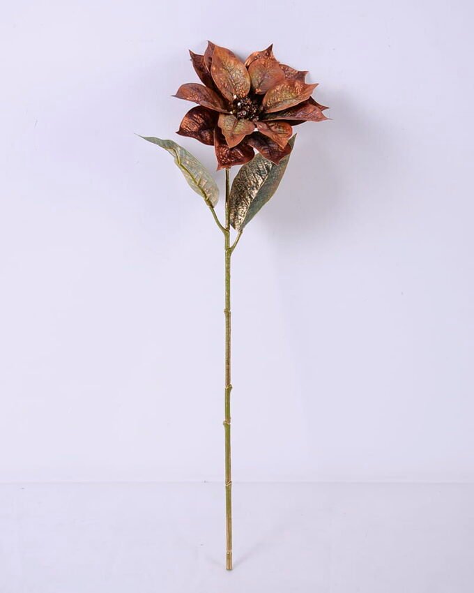 Artificial Flower Singel poinsettia GS-15420034-K1_4 Artificial Flower 16*54CM Singel poinsettia GS-15420034-K1