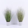 Artificial Grass 33*66CM Grass in  cement  pot GS-45720055