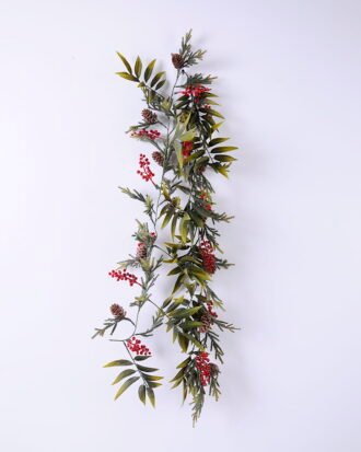 Artificial Plant 24*173CM Berry Garland GS-54020059 Christmas Item YeahFlower is one of Chinese leading OEM manufacturers and exporters , supplying the silk flowers, wholesale artificial trees Artificial Plant 24*173CM Berry Garland GS-54020059