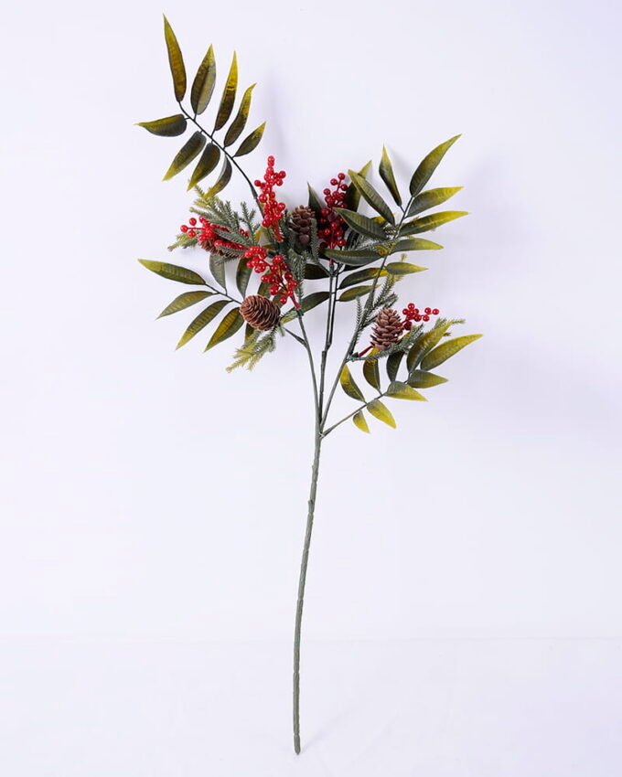 Artificial Plant 28*83CM Berry&Pine cone spray*3 GS-54020060