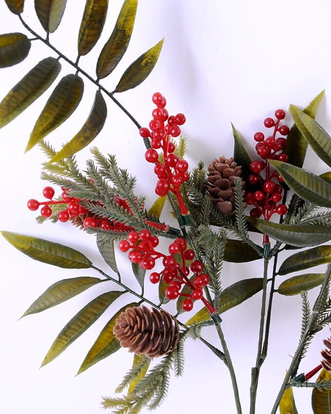 Artificial Plant 28*83CM Berry&Pine cone spray*3 GS-54020060