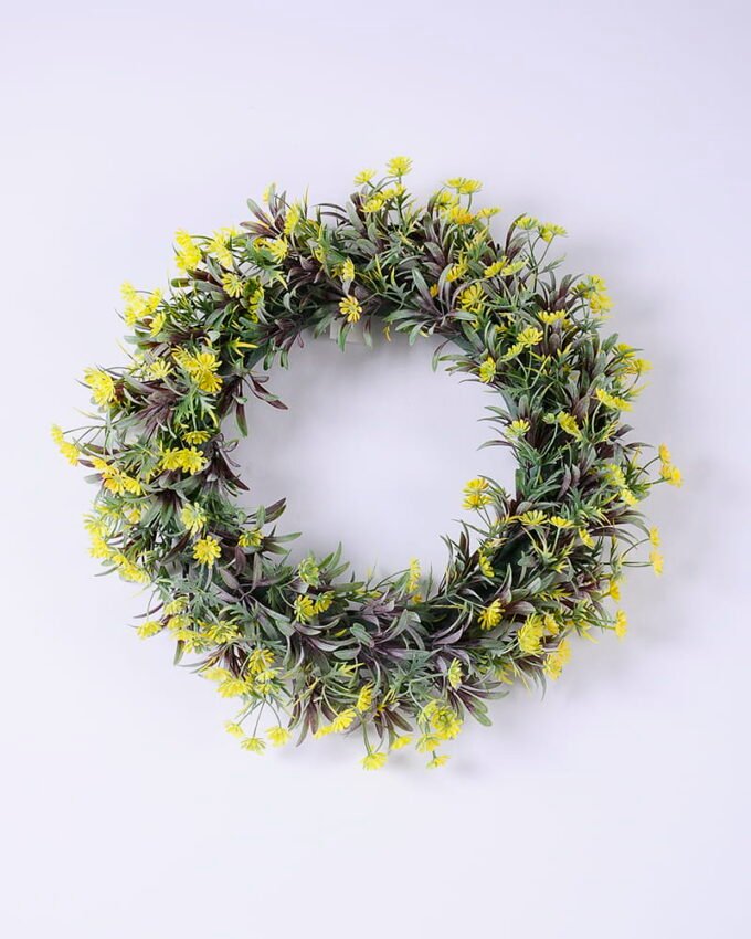 Artificial Plant D:43*H:6CM Wild flowers wreath GS-01120003