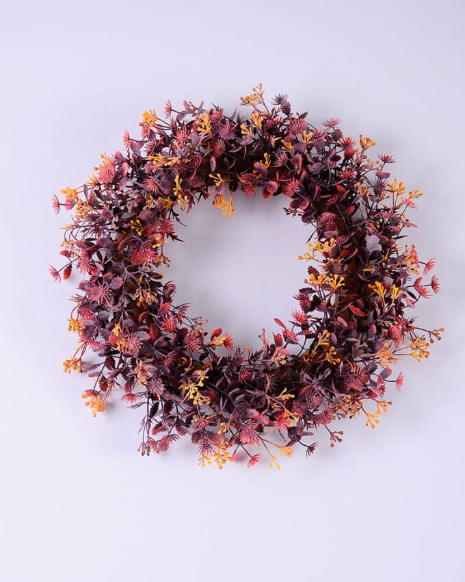 Artificial Plant D:43*H:6CM Wild flowers wreath GS-01120007