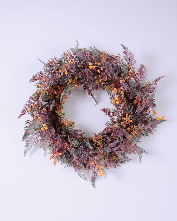 Artificial Plant D:52*H:8CM Fern wreath GS-01120002