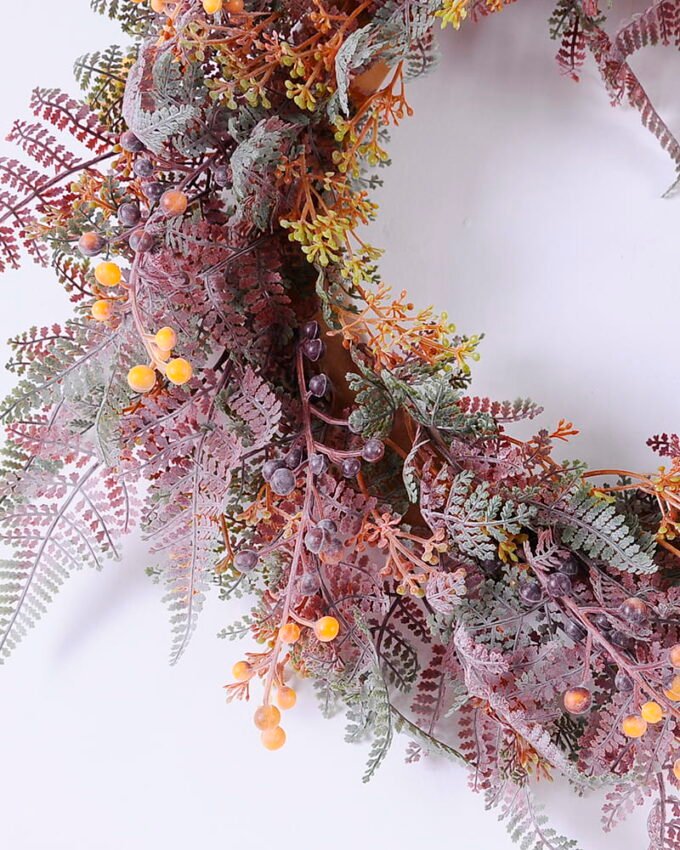 Artificial Plant D:52*H:8CM Fern wreath GS-01120002